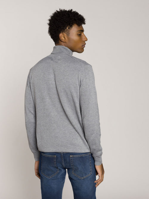 Maglia collo alto basic|Colore:Grigio