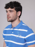 Polo righe surf|Colore:Royal
