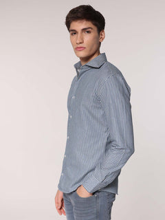 Camicia flanella collo francese|Colore:1