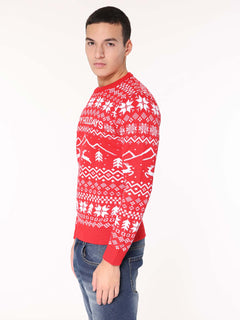 Maglia Happy Holidays|Colore:Rosso