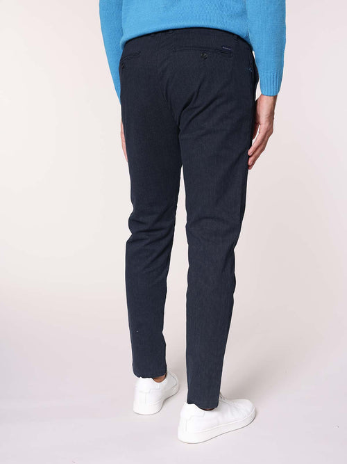 Pantaloni tessuto gabardine|Colore:Blu