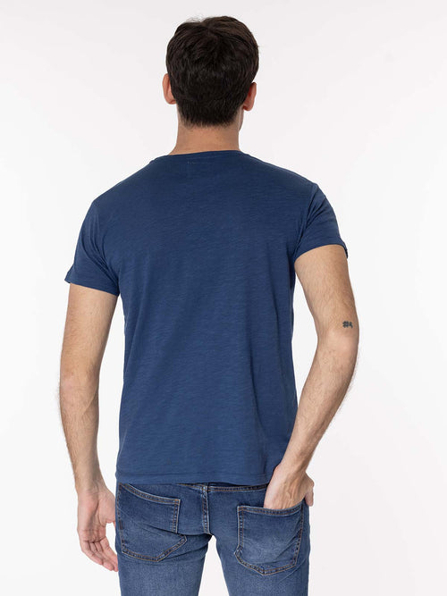 T-Shirt stampa Formentera|Colore:Blu