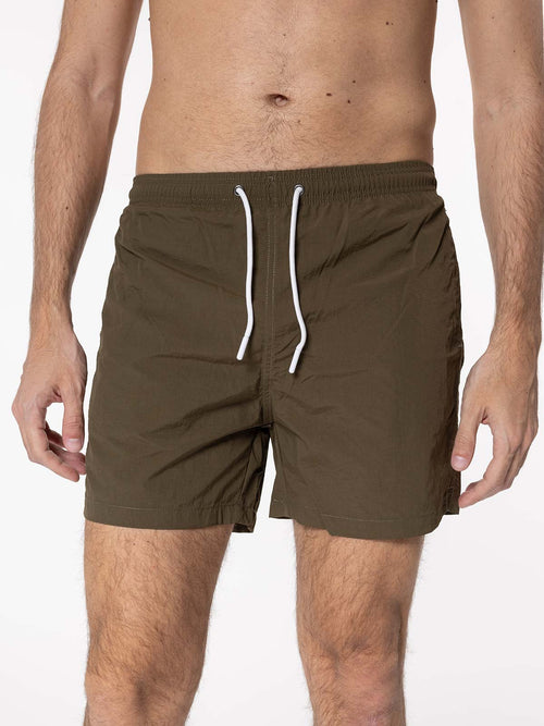 Shorts da mare - monocolore|Colore:Verde militare